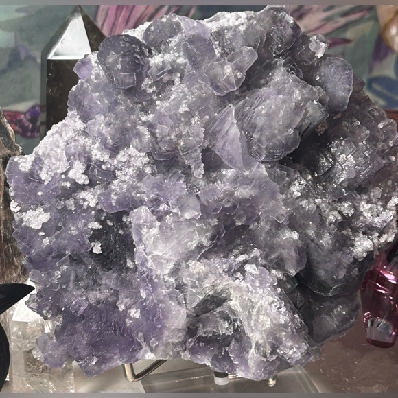 Purple Fujian Fluorite 3+ pounds - Picture 5 of 12